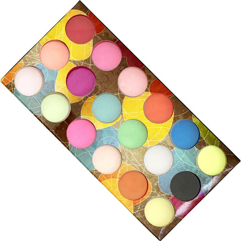 18 Farben Pulver Nailart Pigment Acryl Powder