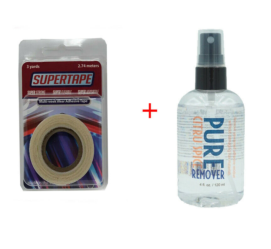 Akiya Beauty Spar-Set: Supertape 0,8 cm + PURE Citrus Remover 120 ml für Zweithaar
