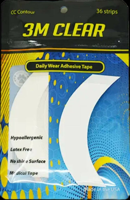 3M 1522 Tape Klebestreifen für Zweithaar – 36 Strips CC, hypoallergen – enthaltener Einzelartikel im Akiya-Set