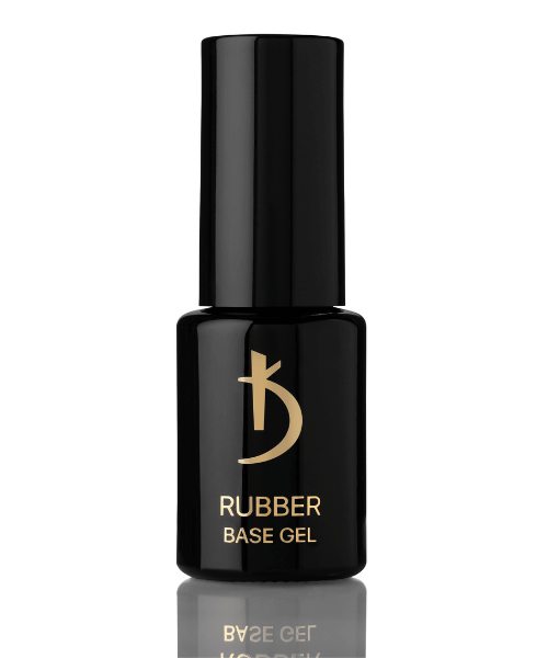 KODI Professional Rubber Base Gel 12 ml in schwarzer Flasche – transparente Grundierung für Gellack