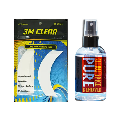 3M 1522 CC Klebestreifen und PURE Citru-spice 120 ml – Montage aus Originalfotos
