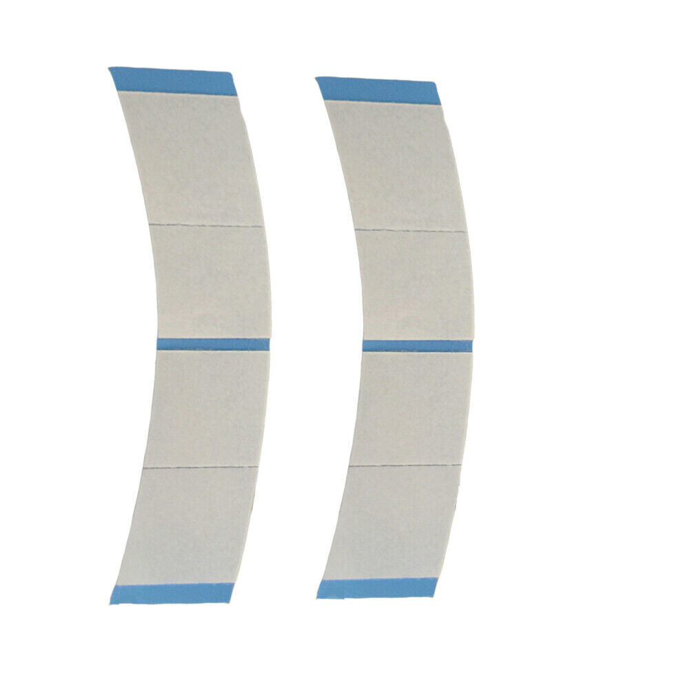 Gebogene Walker Tape Ultra Hold Mini Klebestreifen mit hellen Schutzfolien und blauen Rändern