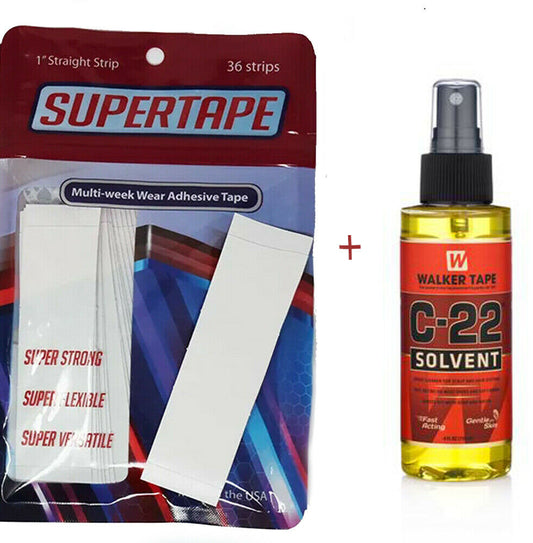 Akiya Beauty Spar-Set: 36 Supertape Strips + Walker C22 Citrus Remover 118 ml