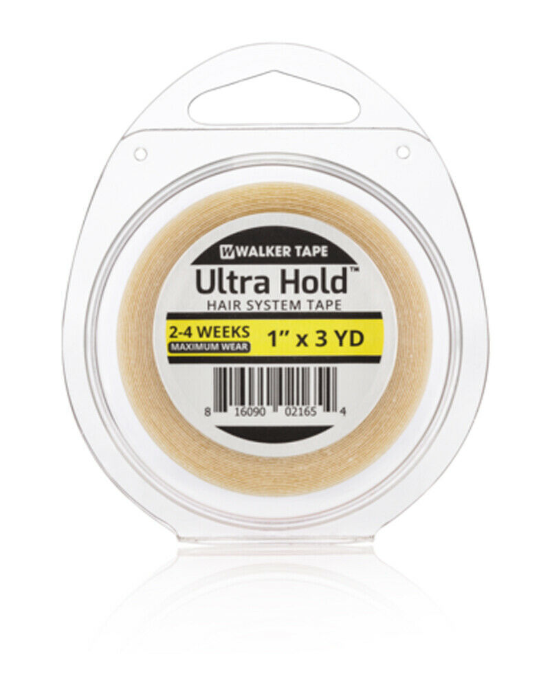 Walker Tape Ultra Hold Kleberolle 2,54 cm × 2,74 m in transparenter Verpackung